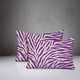 Jay Zebra Print Indoor/Outdoor Reversible Rectangular Pillow
