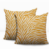 Jay Zebra Print Indoor/Outdoor Reversible Square Pillow