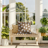 Jayi Spots Indoor/Outdoor Reversible Square Pillow