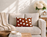 Jayi Spots Indoor/Outdoor Reversible Rectangular Pillow