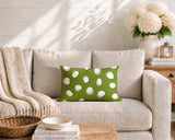 Jayi Spots Indoor/Outdoor Reversible Rectangular Pillow