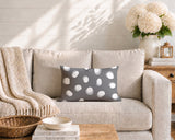 Jayi Spots Indoor/Outdoor Reversible Rectangular Pillow