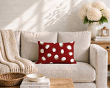 Jayi Spots Indoor/Outdoor Reversible Rectangular Pillow
