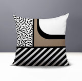 Jazzo Abstract Reversible Indoor/Outdoor Square Pillow
