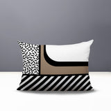 Jazzo Abstract Reversible Indoor/Outdoor Rectangle Pillow