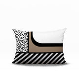Jazzo Abstract Reversible Indoor/Outdoor Rectangle Pillow