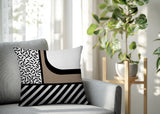 Jazzo Abstract Reversible Indoor/Outdoor Square Pillow