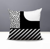 Jazzo Abstract Reversible Indoor/Outdoor Square Pillow