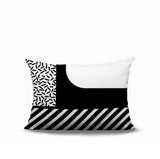 Jazzo Abstract Reversible Indoor/Outdoor Rectangle Pillow