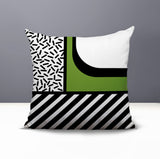 Jazzo Abstract Reversible Indoor/Outdoor Square Pillow