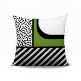 Jazzo Abstract Reversible Indoor/Outdoor Square Pillow