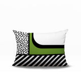 Jazzo Abstract Reversible Indoor/Outdoor Rectangle Pillow
