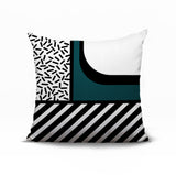 Jazzo Abstract Reversible Indoor/Outdoor Square Pillow