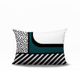 Jazzo Abstract Reversible Indoor/Outdoor Rectangle Pillow