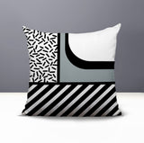 Jazzo Abstract Reversible Indoor/Outdoor Square Pillow