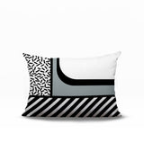 Jazzo Abstract Reversible Indoor/Outdoor Rectangle Pillow
