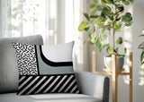 Jazzo Abstract Reversible Indoor/Outdoor Square Pillow