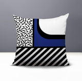 Jazzo Abstract Reversible Indoor/Outdoor Square Pillow