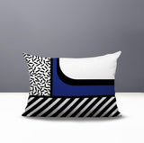 Jazzo Abstract Reversible Indoor/Outdoor Rectangle Pillow