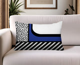 Jazzo Abstract Reversible Indoor/Outdoor Rectangle Pillow