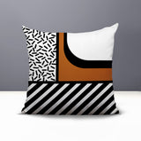 Jazzo Abstract Reversible Indoor/Outdoor Square Pillow