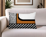 Jazzo Abstract Reversible Indoor/Outdoor Rectangle Pillow