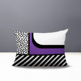 Jazzo Abstract Reversible Indoor/Outdoor Rectangle Pillow
