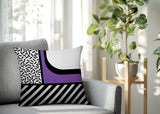Jazzo Abstract Reversible Indoor/Outdoor Square Pillow