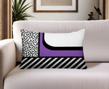Jazzo Abstract Reversible Indoor/Outdoor Rectangle Pillow