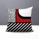 Jazzo Abstract Reversible Indoor/Outdoor Square Pillow