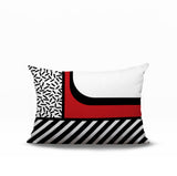 Jazzo Abstract Reversible Indoor/Outdoor Rectangle Pillow