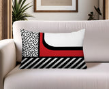 Jazzo Abstract Reversible Indoor/Outdoor Square Pillow
