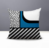 Jazzo Abstract Reversible Indoor/Outdoor Square Pillow