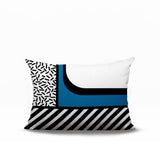 Jazzo Abstract Reversible Indoor/Outdoor Rectangle Pillow
