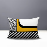 Jazzo Abstract Reversible Indoor/Outdoor Rectangle Pillow