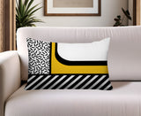 Jazzo Abstract Reversible Indoor/Outdoor Rectangle Pillow