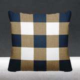 Jeb Checkered Reversible Indoor/Outdoor Square Pillow