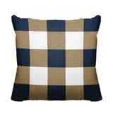 Jeb Checkered Reversible Indoor/Outdoor Square Pillow
