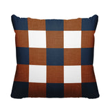 Jeb Checkered Reversible Indoor/Outdoor Square Pillow