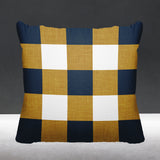 Jeb Checkered Reversible Indoor/Outdoor Square Pillow
