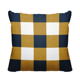 Jeb Checkered Reversible Indoor/Outdoor Square Pillow