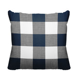 Jeb Checkered Reversible Indoor/Outdoor Square Pillow