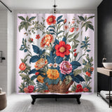 Jeramy Floral Shower Curtain in Multicolor - view 3