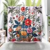 Jeramy Floral Shower Curtain in Multicolor