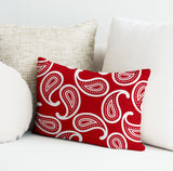 Jessa Abstract Reversible Indoor/Outdoor Rectangular Pillow