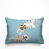 Jiba Animal Reversible Indoor/Outdoor Rectangular Pillow