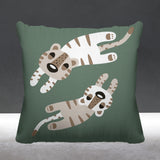 Jiba Reversible Throw Square Pillow