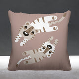 Jiba Reversible Throw Square Pillow