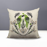 Jimi Parrot Reversible Indoor/Outdoor Square Pillow