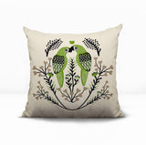 Jimi Parrot Reversible Indoor/Outdoor Square Pillow